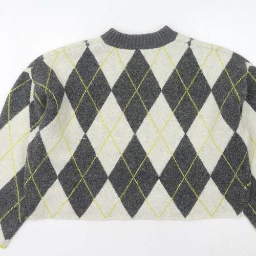 Pringle of Scotland x H&M Women's Multicoloured Argyle Pullover M