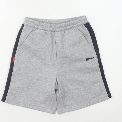 Slazenger Boys Grey 7-8 Years Athletic Shorts