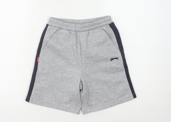 Slazenger Boys Grey 7-8 Years Athletic Shorts