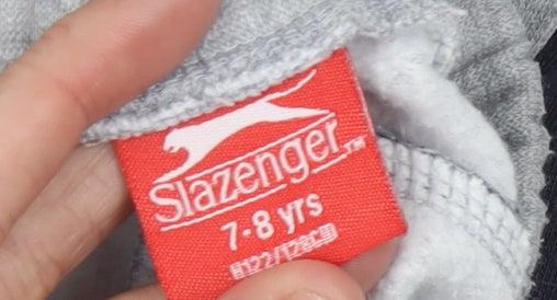 Slazenger Boys Grey 7-8 Years Athletic Shorts