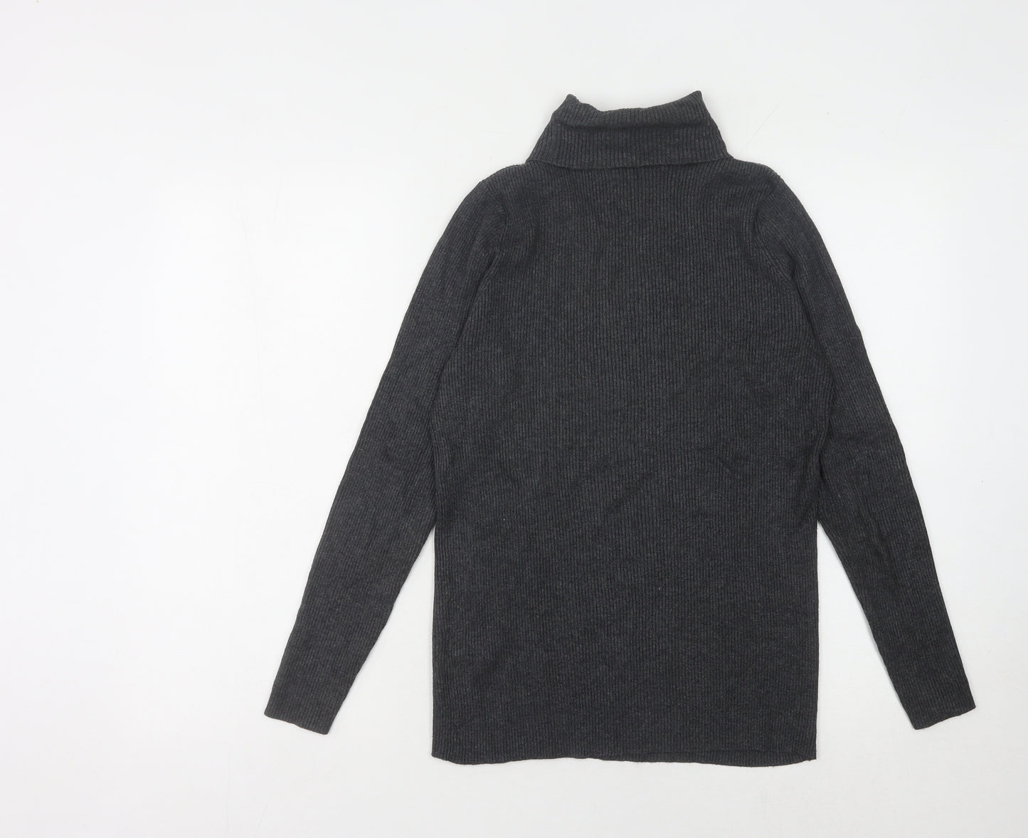 Marks and Spencer Grey Roll Neck Women's Jumper Size 16