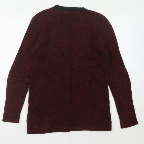 bimba & lola Women's Red Wool Pullover Jumper M