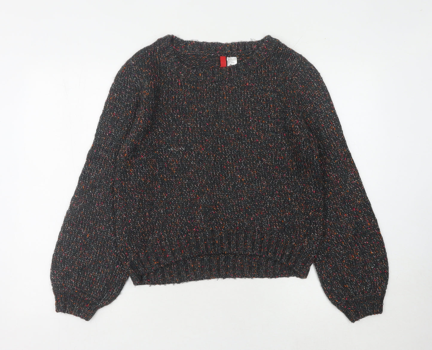 H&M Women's Multicoloured Pullover Jumper Size 8