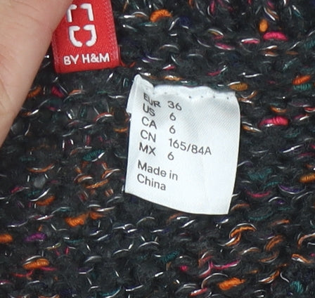 H&M Women's Multicoloured Pullover Jumper Size 8