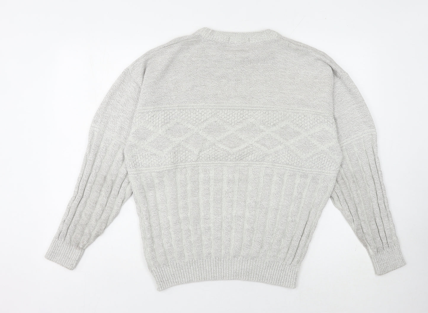 Casual Club Ivory Cable-Knit Women's Pullover Jumper
