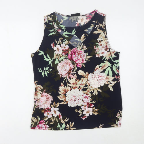7th Avenue Floral Multicoloured Womens Tank L