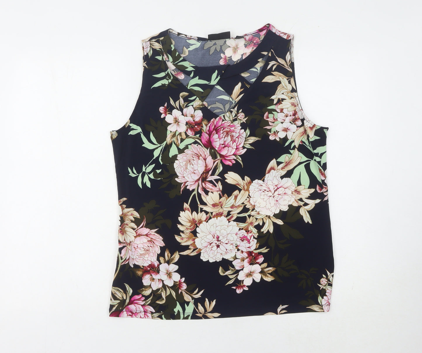 7th Avenue Floral Multicoloured Womens Tank L