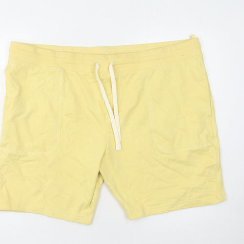 Marks and Spencer Men's Yellow 3XL Athletic Shorts