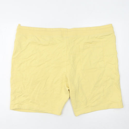 Marks and Spencer Men's Yellow 3XL Athletic Shorts