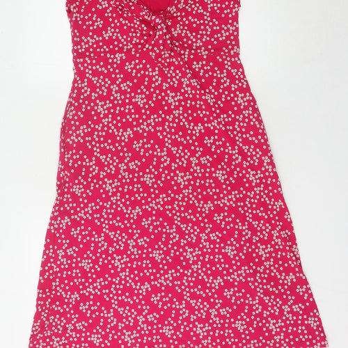 Masai Women's Red Floral Shift Dress Medium