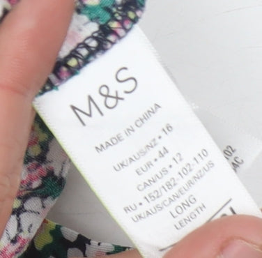 Marks and Spencer Women's Floral Peasant Skirt Size 16