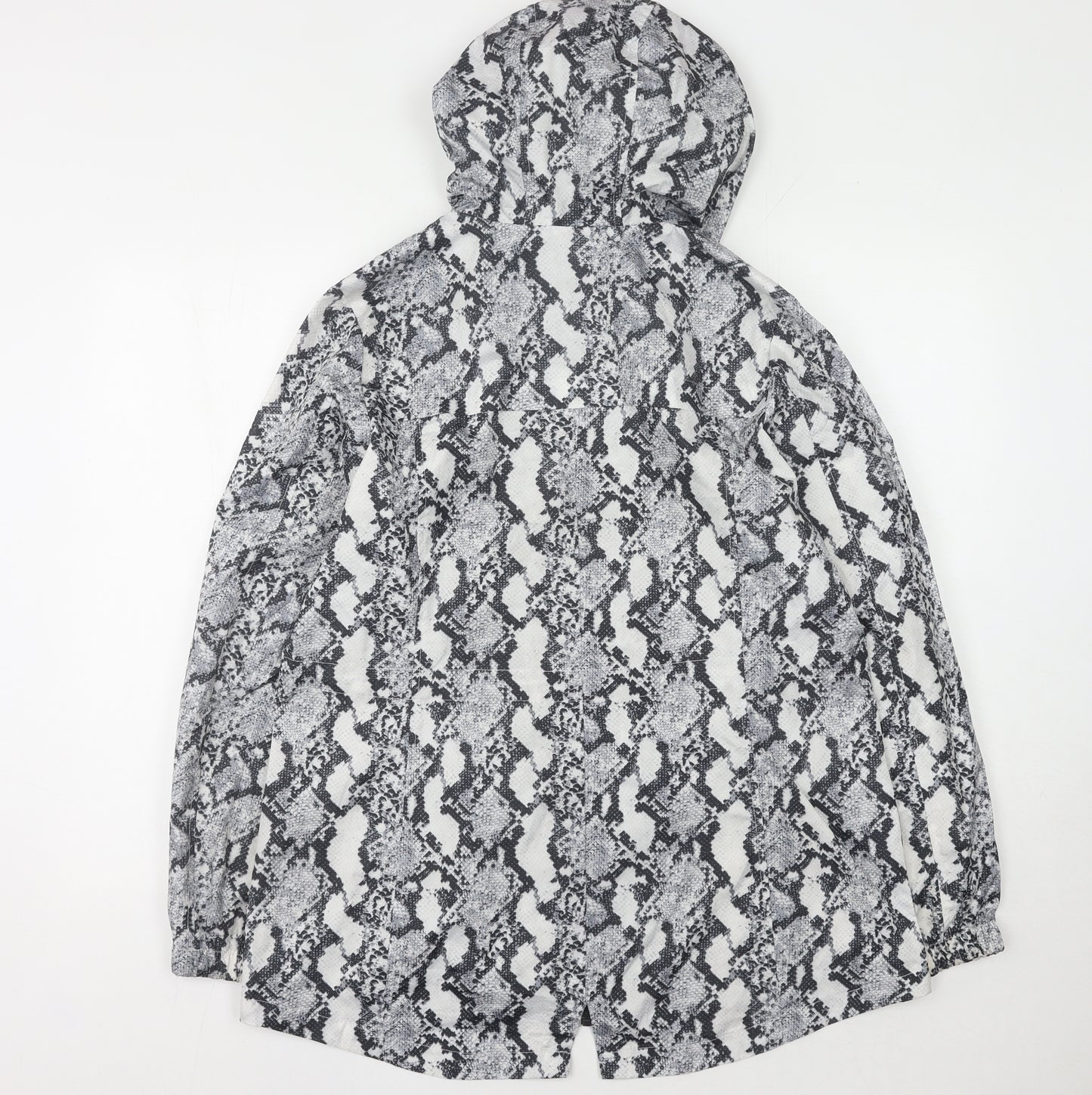 d.e.t.a.i.l.s Women's Animal Print Windbreaker Jacket M