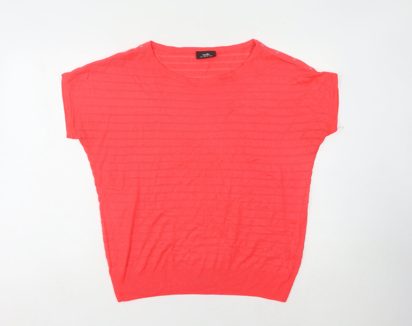 Wallis Women's Red Pullover Jumper, M, Crew Neck