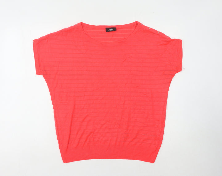 Wallis Women's Red Pullover Jumper, M, Crew Neck
