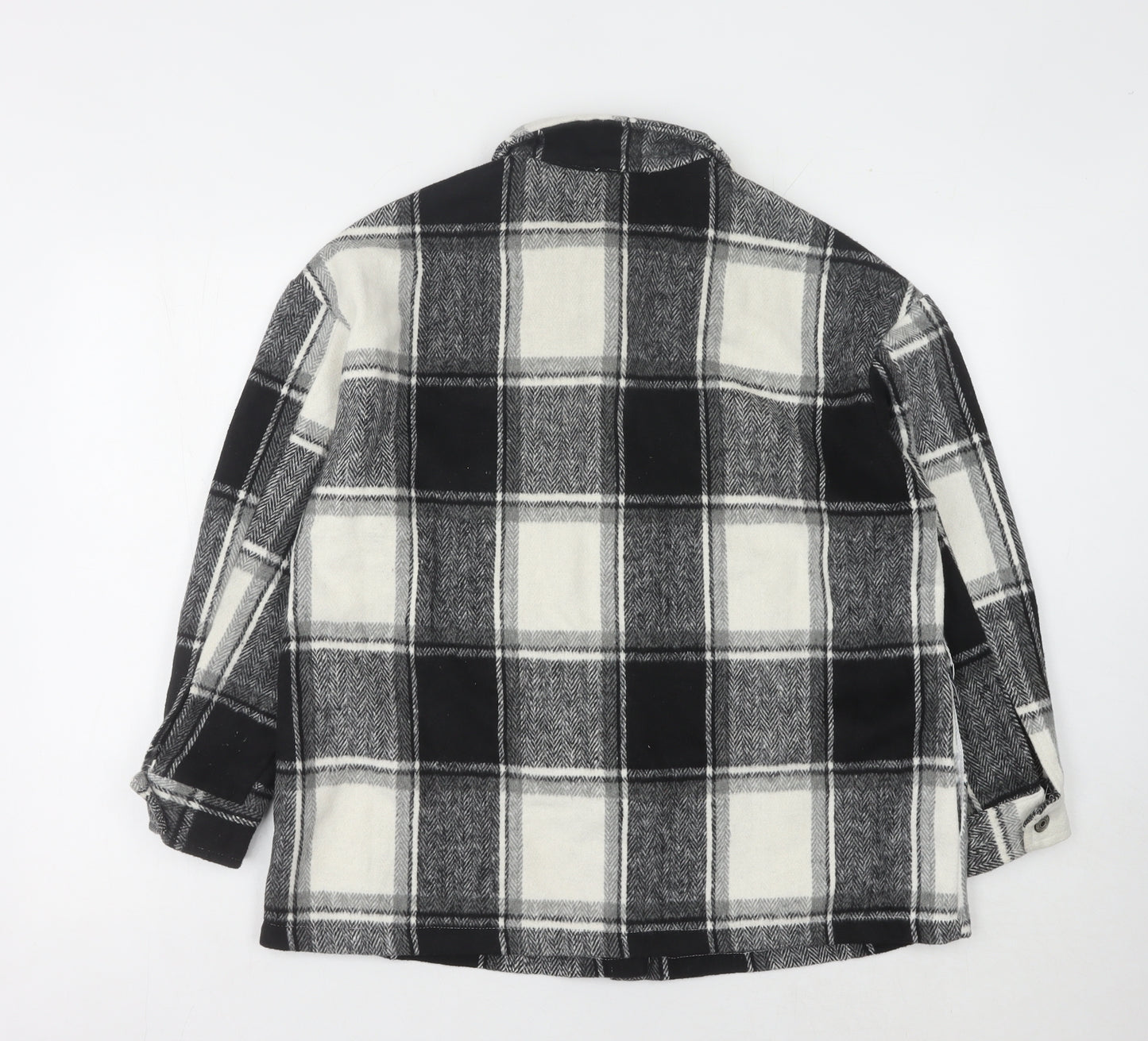 AMY & CLO Women's Check Flannel Jacket S