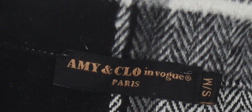 AMY & CLO Women's Check Flannel Jacket S