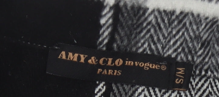 AMY & CLO Women's Check Flannel Jacket S