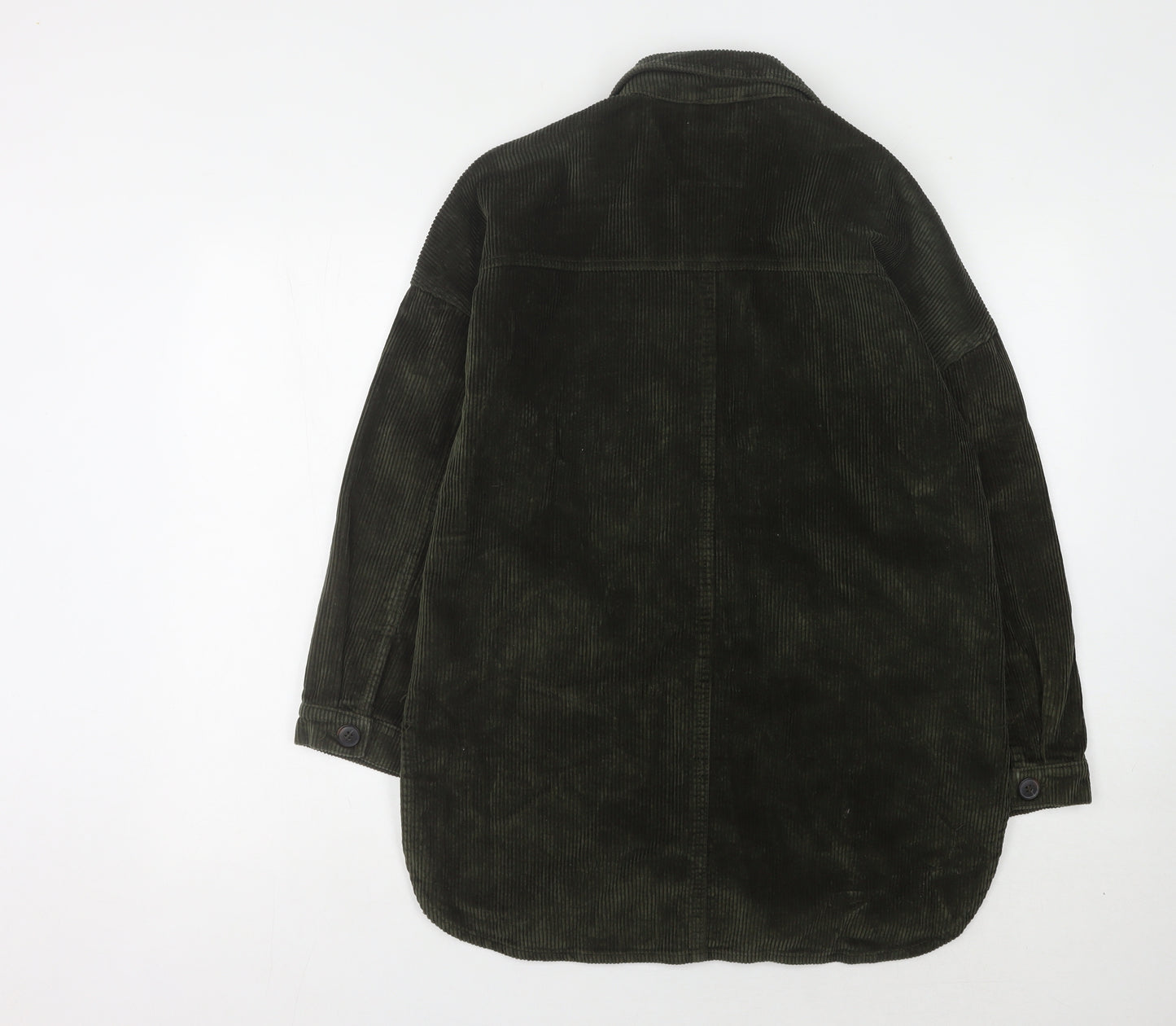 Denim Co. Women's Green Corduroy Jacket Size 12