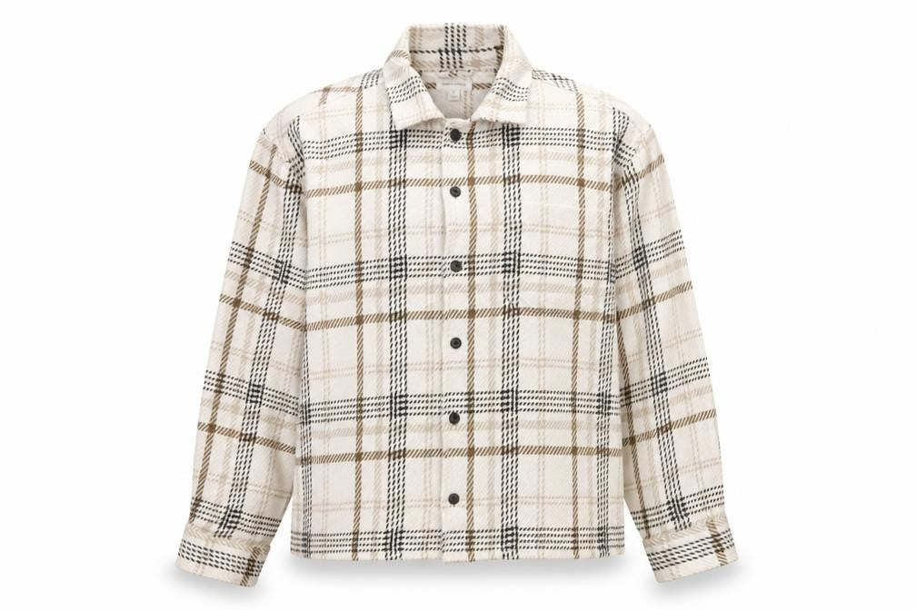 Front view of Sun Stone Women's Multicoloured Check Jacket XL