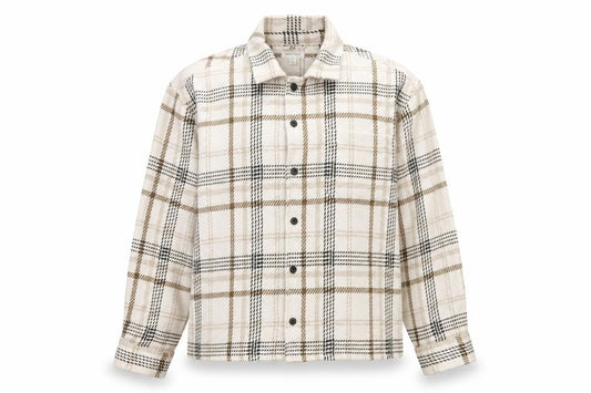 Front view of Sun Stone Women's Multicoloured Check Jacket XL