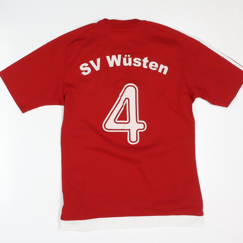 Adidas Men's Red Football Jersey Size S