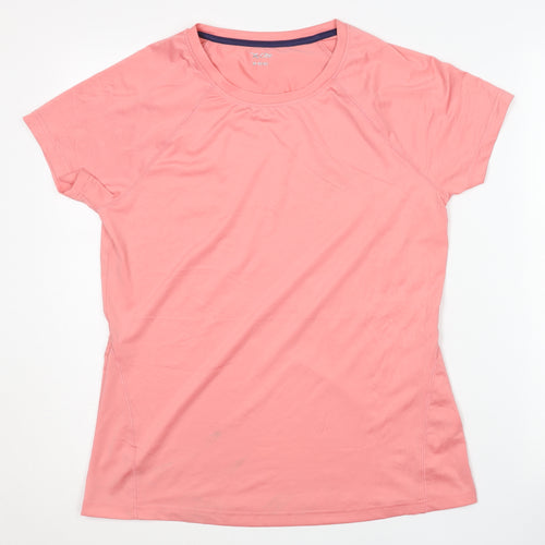 X-Cite Women's Pink M Basic T-Shirt for Gym