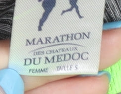 Women's Green Grey Marathon T-Shirt Size S