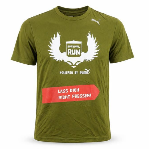 Puma Men's Green XS Graphic Print T-Shirt