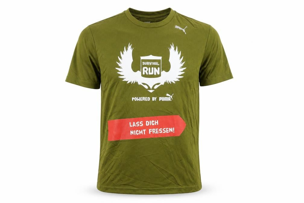 Puma Men's Green XS Graphic Print T-Shirt