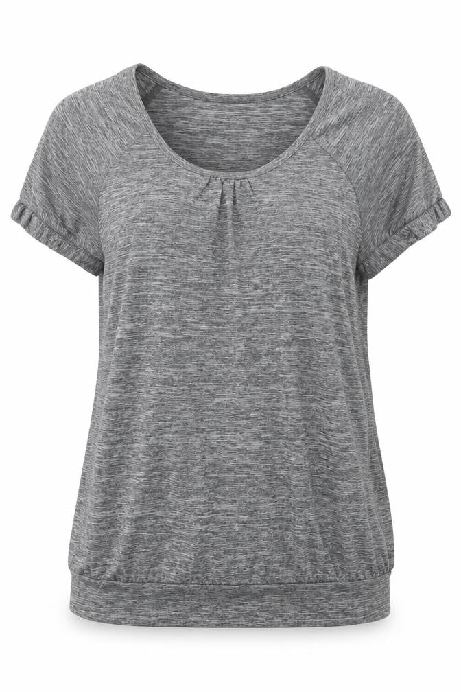 H&M Women's Grey T-Shirt S Basic Activewear
