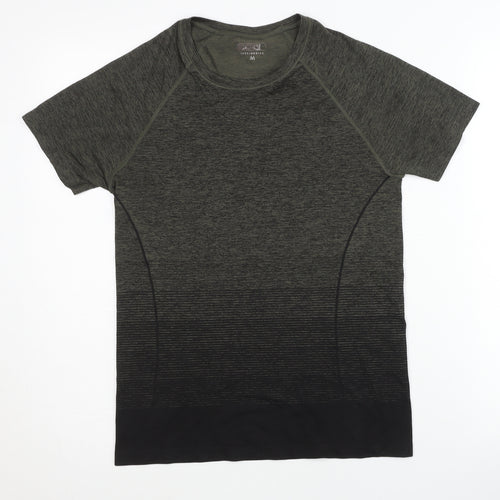 Ergonomixx Men's Green Athletic T-Shirt, Medium