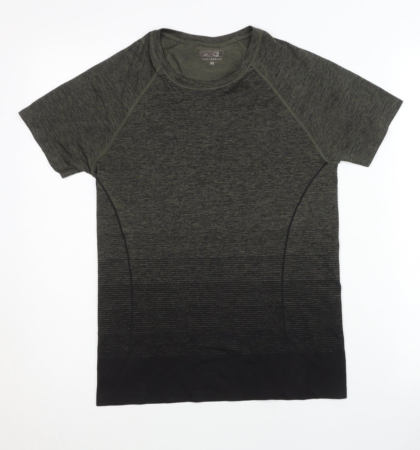 Ergonomixx Men's Green Athletic T-Shirt, Medium