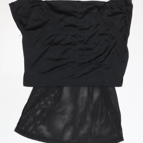 Ergee Women's Black Relaxed Pullover T-Shirt - Size 2XL