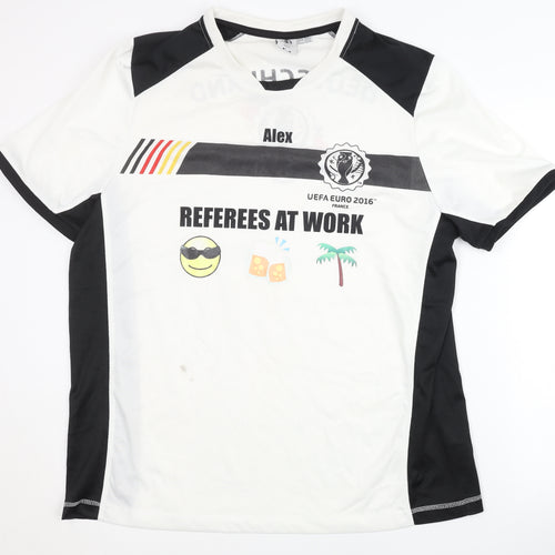 UEFA Euro 2016 Men's Football Jersey XL, White/Black