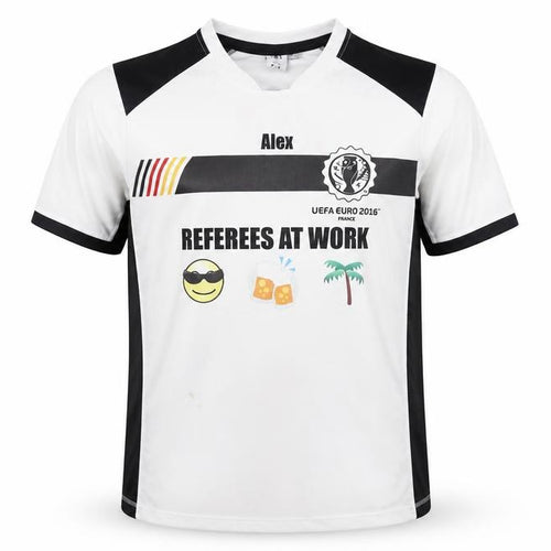 UEFA Euro 2016 Men's Football Jersey XL, White/Black