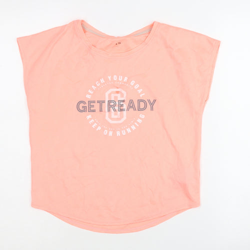 H&M Girls Pink Sleeveless T-Shirt Size 9-10 Years