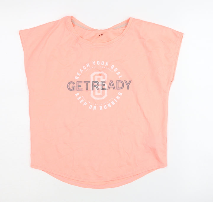 H&M Girls Pink Sleeveless T-Shirt Size 9-10 Years
