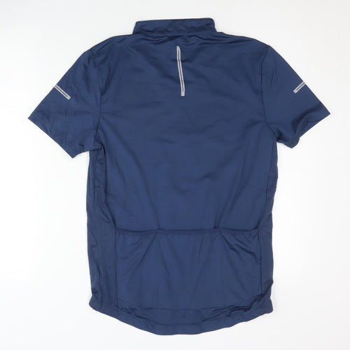 Crivit Men's Blue Cycling Tee M Athletic Quick Dry