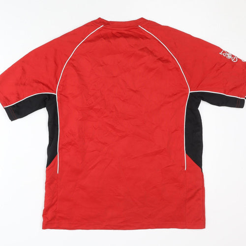 Jako Men's Red Football Jersey T-Shirt Large
