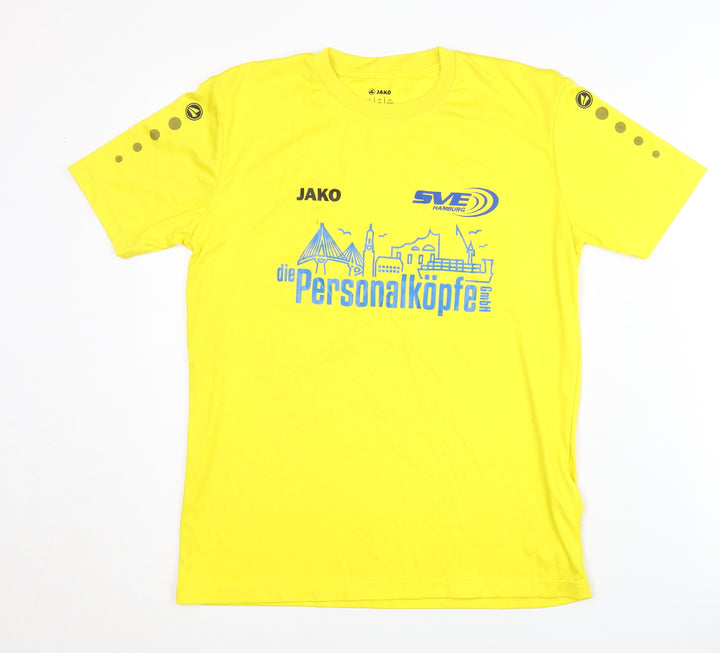 JAKO Boys Yellow Football Jersey T-Shirt, Size 14 Years