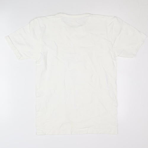 LIVERGY Men's White L Basic T-Shirt, Activewear Essential