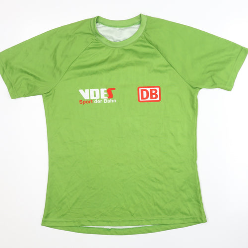 Berlin Unisex Green Graphic T-Shirt, Short Sleeve, Medium