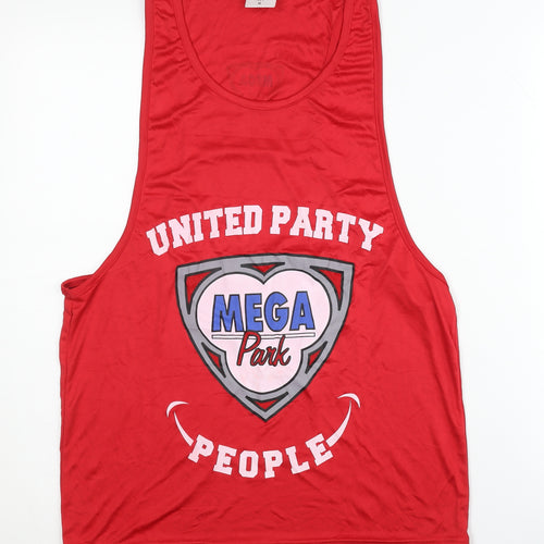 United Party Men’s Red M Tank Top