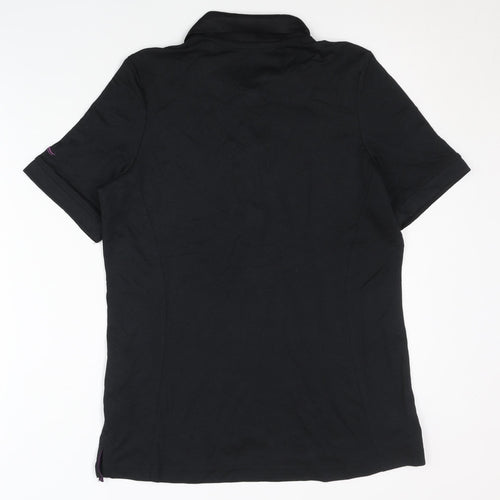 Crivit Women's Black Polo Activewear Top Size 14