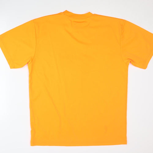 Newline Men's Orange Running T-Shirt, L, Quick Dry