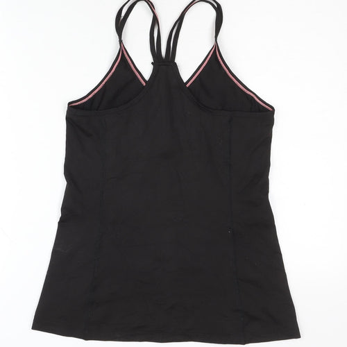 H&M Women's Black Slim Fit Sports Tank Top, Size S
