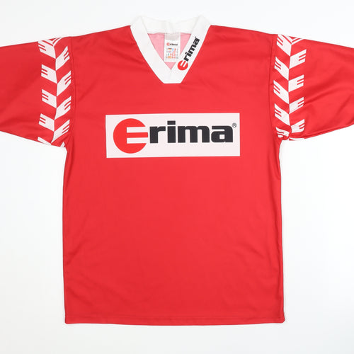 Erima Men's Red Jersey T-Shirt M for Gym