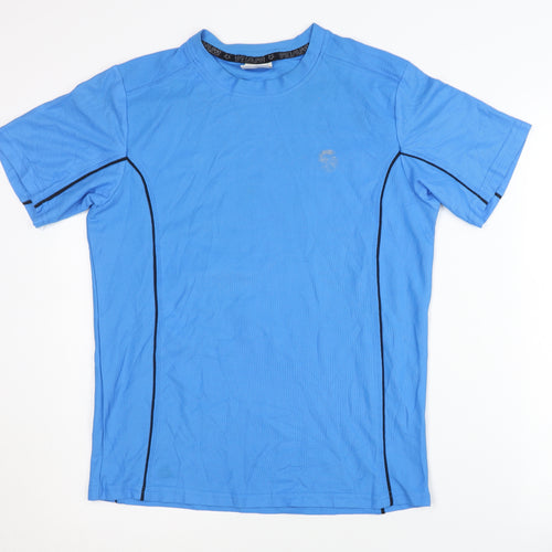 Pocopiano Boys Blue Crew Neck T-Shirt Size 12 Years