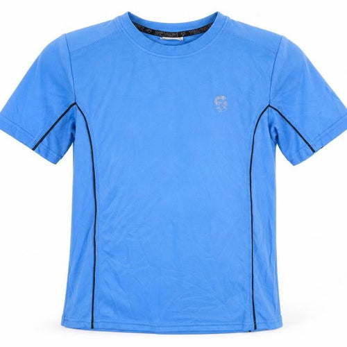 Pocopiano Boys Blue Crew Neck T-Shirt Size 12 Years