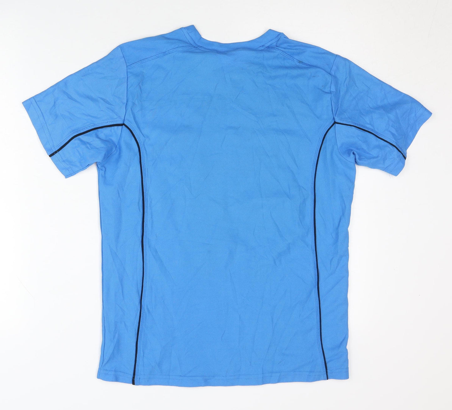 Pocopiano Boys Blue Crew Neck T-Shirt Size 12 Years